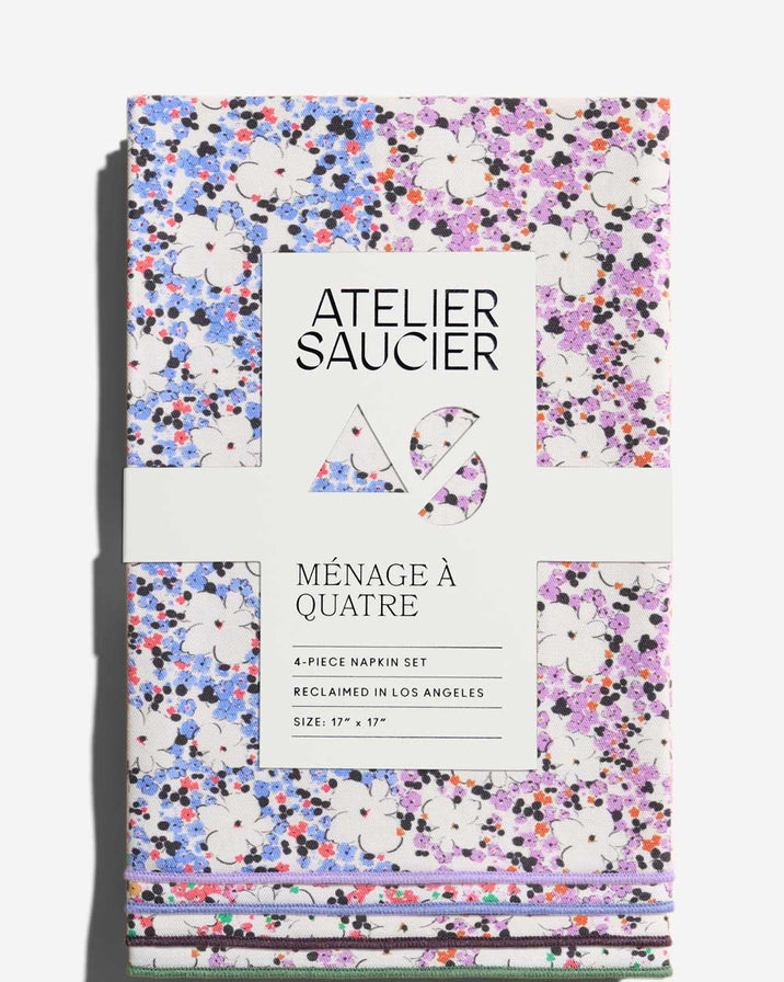 Atelier Saucier Garden Party Napkin, Set of 4