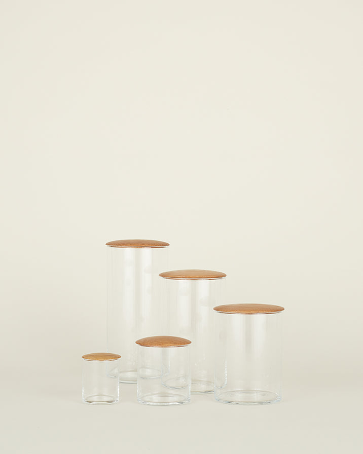 Hawkins Small Oak Simple Storage Container