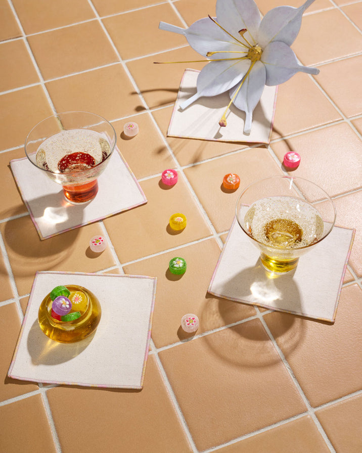 Atelier Saucier Hummingbird Cocktail Napkin, Set of 4