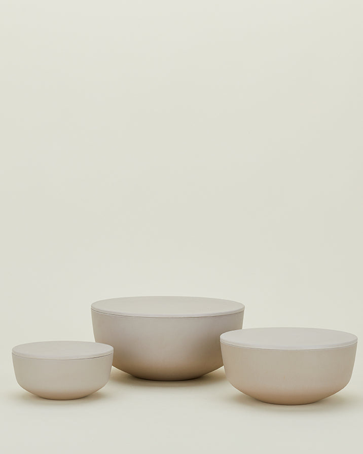 Hawkins Light Grey Essential Lidded Bowls, Set of 3
