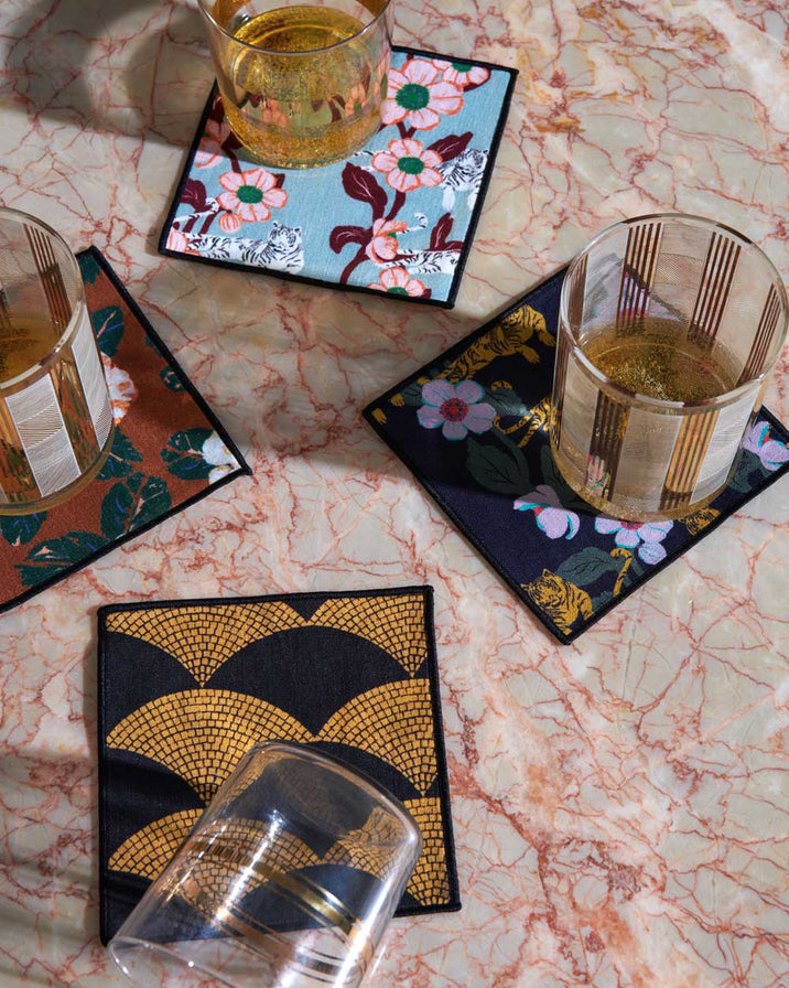 Atelier Saucier Jungle Book Cocktail Napkins, Set of 4