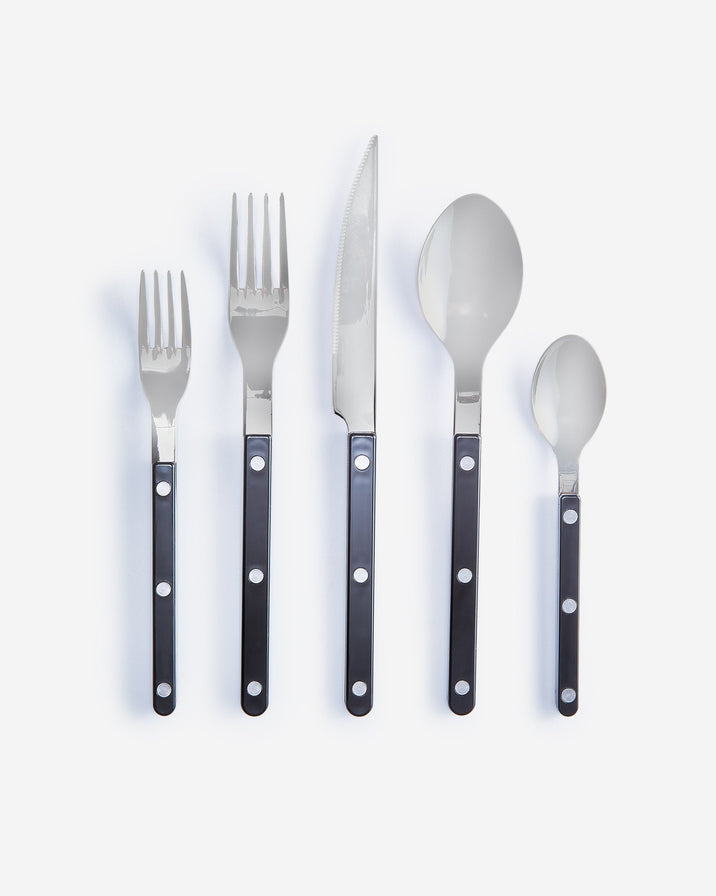 Sabre Bistro Black Flatwear, 5 Piece Set