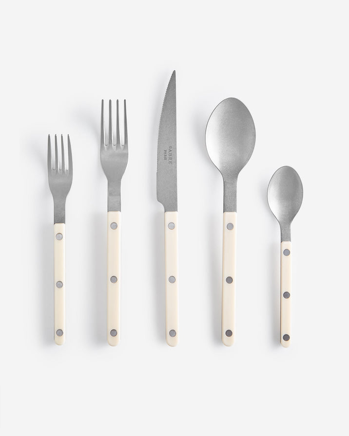 Sabre Bistro Ivory Vintage Flatwear, 5 Piece Set