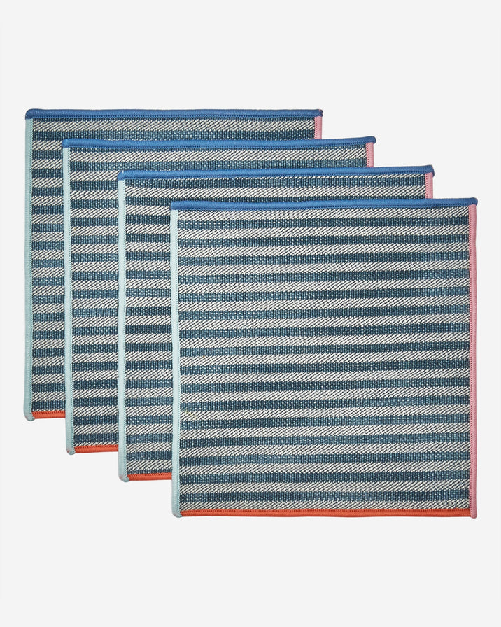 Atelier Saucier Conductor Striped Cocktail Napkin Set
