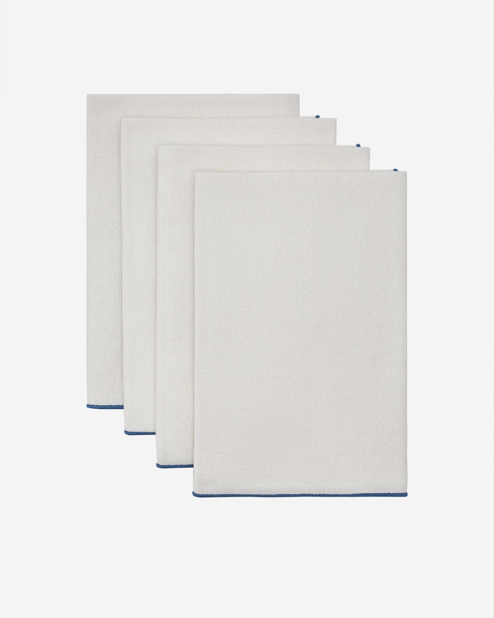 Atelier Saucier Burlap French Blue Napkin Set