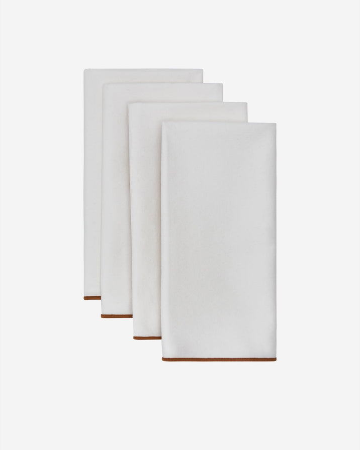 Atelier Saucier White Twill Napkin Set