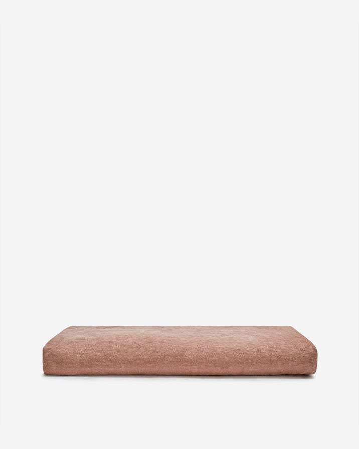 Last July Blush Linen Tablecloth