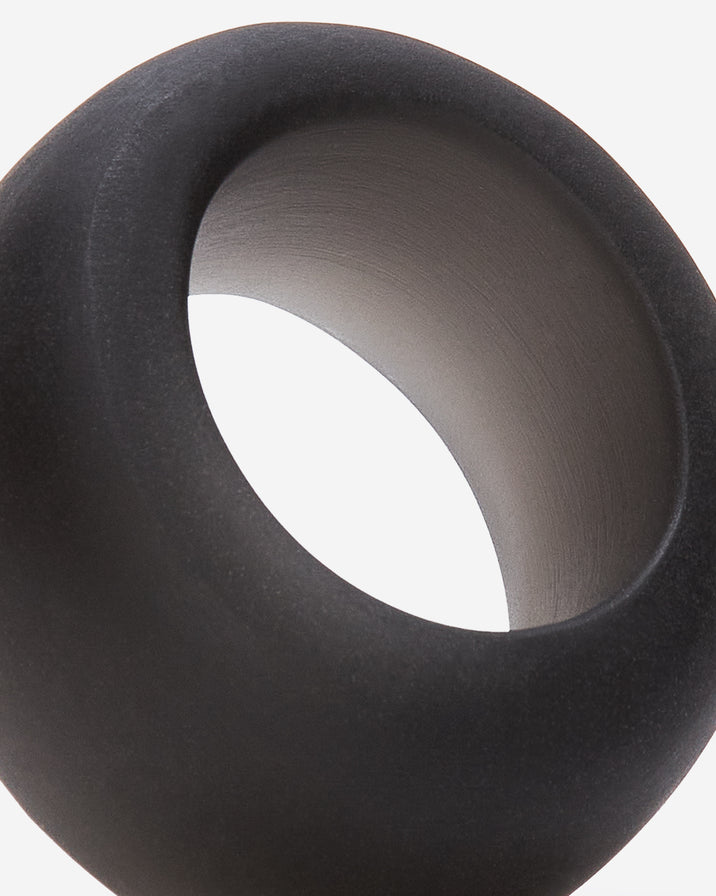 Tina Frey Charcoal Resin Napkin Ring