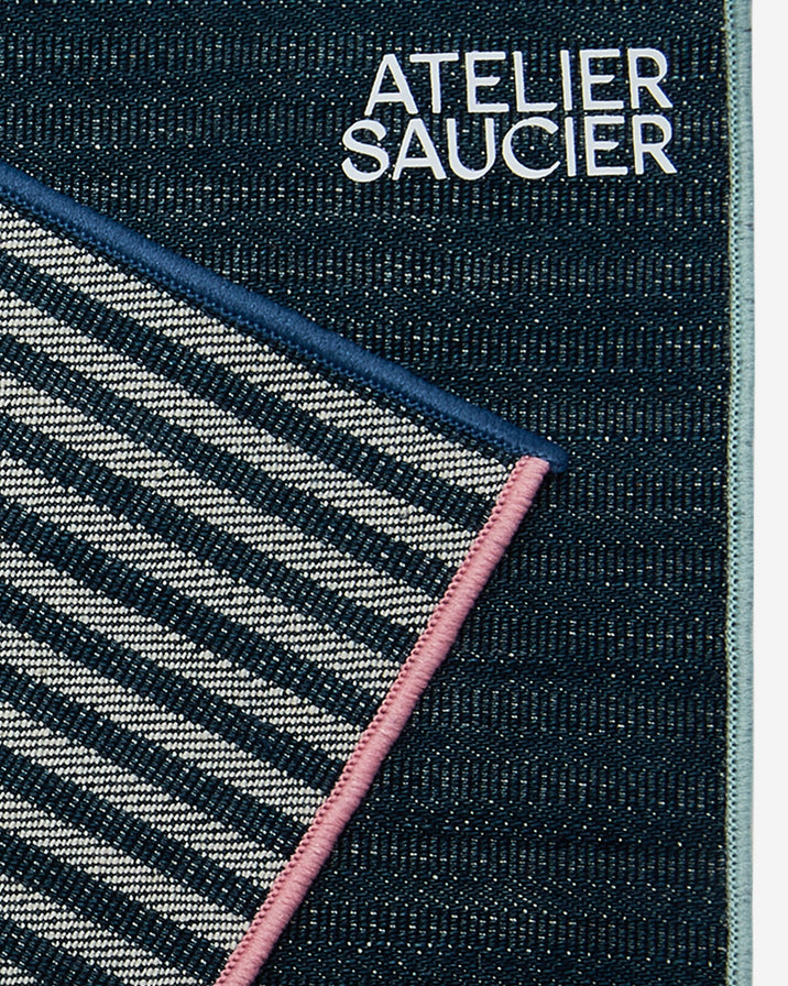 Atelier Saucier Conductor Striped Cocktail Napkin Set