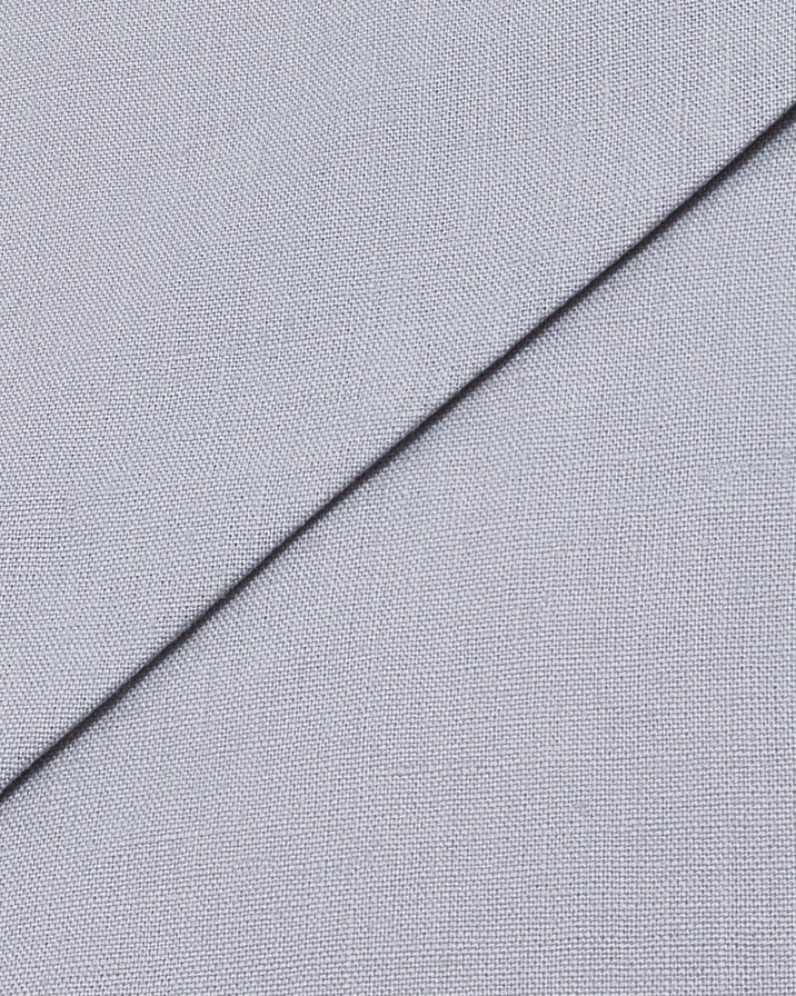 Last July Gray Linen Napkin with Fringe