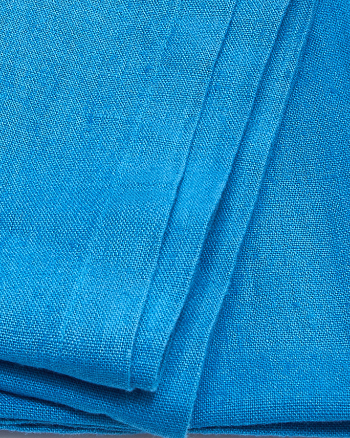 Last July Blue Linen Runner