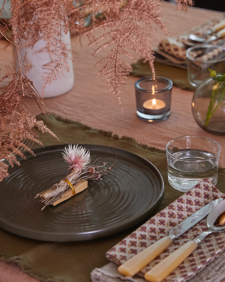 Hawkins Olive Essential Cotton Placemats, Set of 4