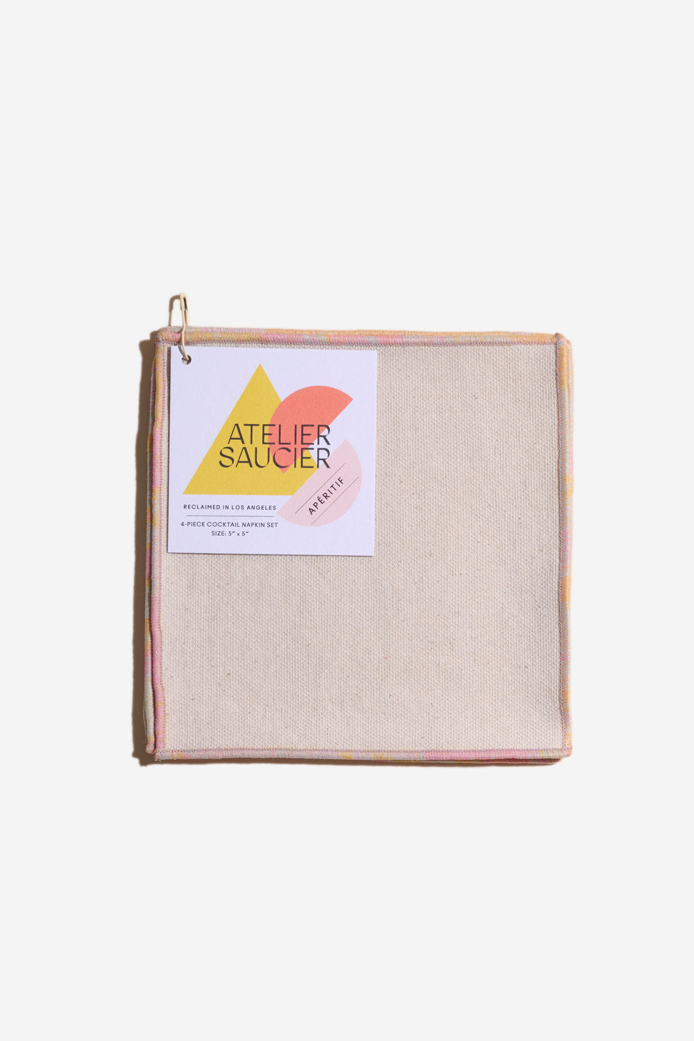 Atelier Saucier Hummingbird Cocktail Napkin, Set of 4