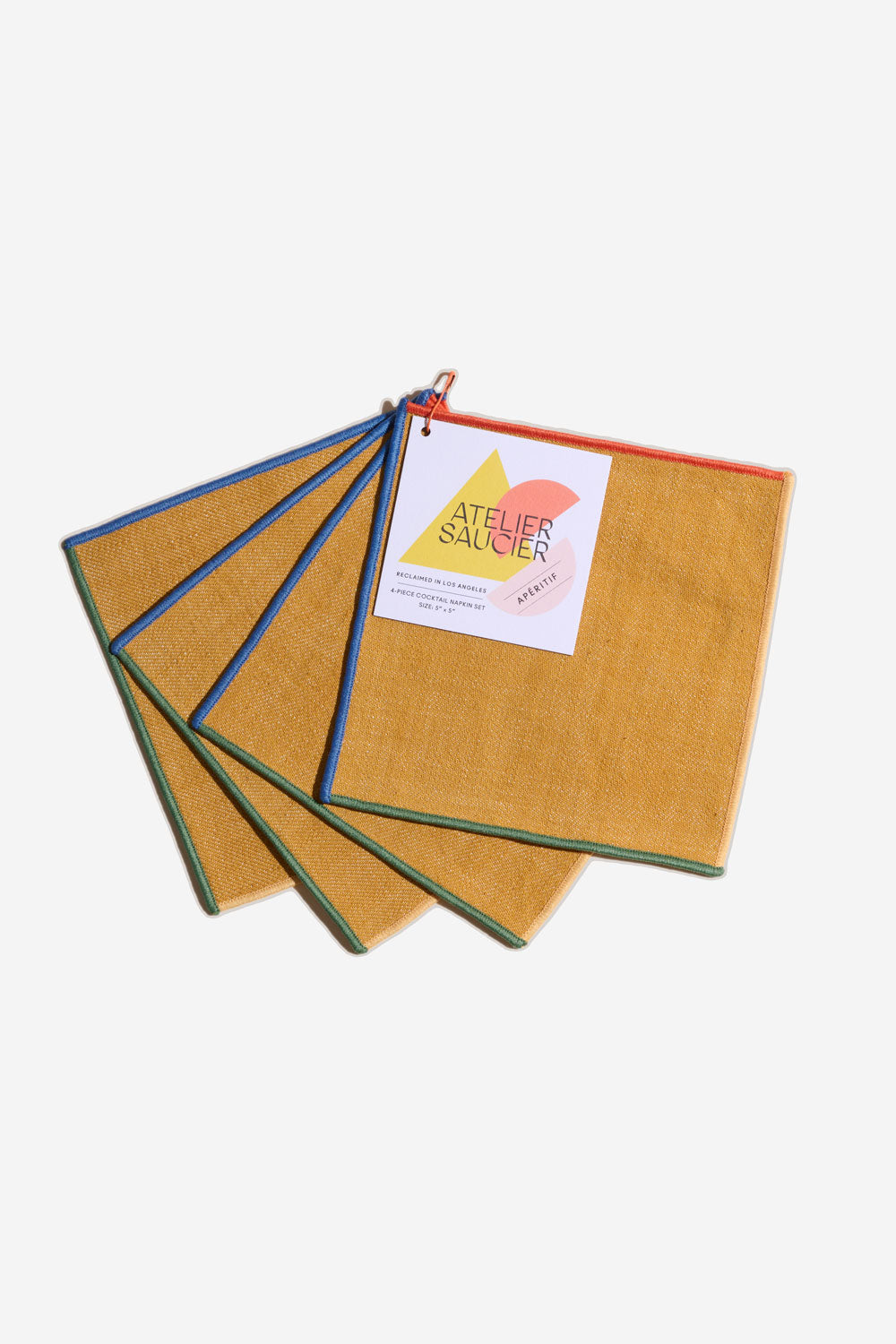 Atelier Saucier Toucan Cocktail Napkin, Set of 4
