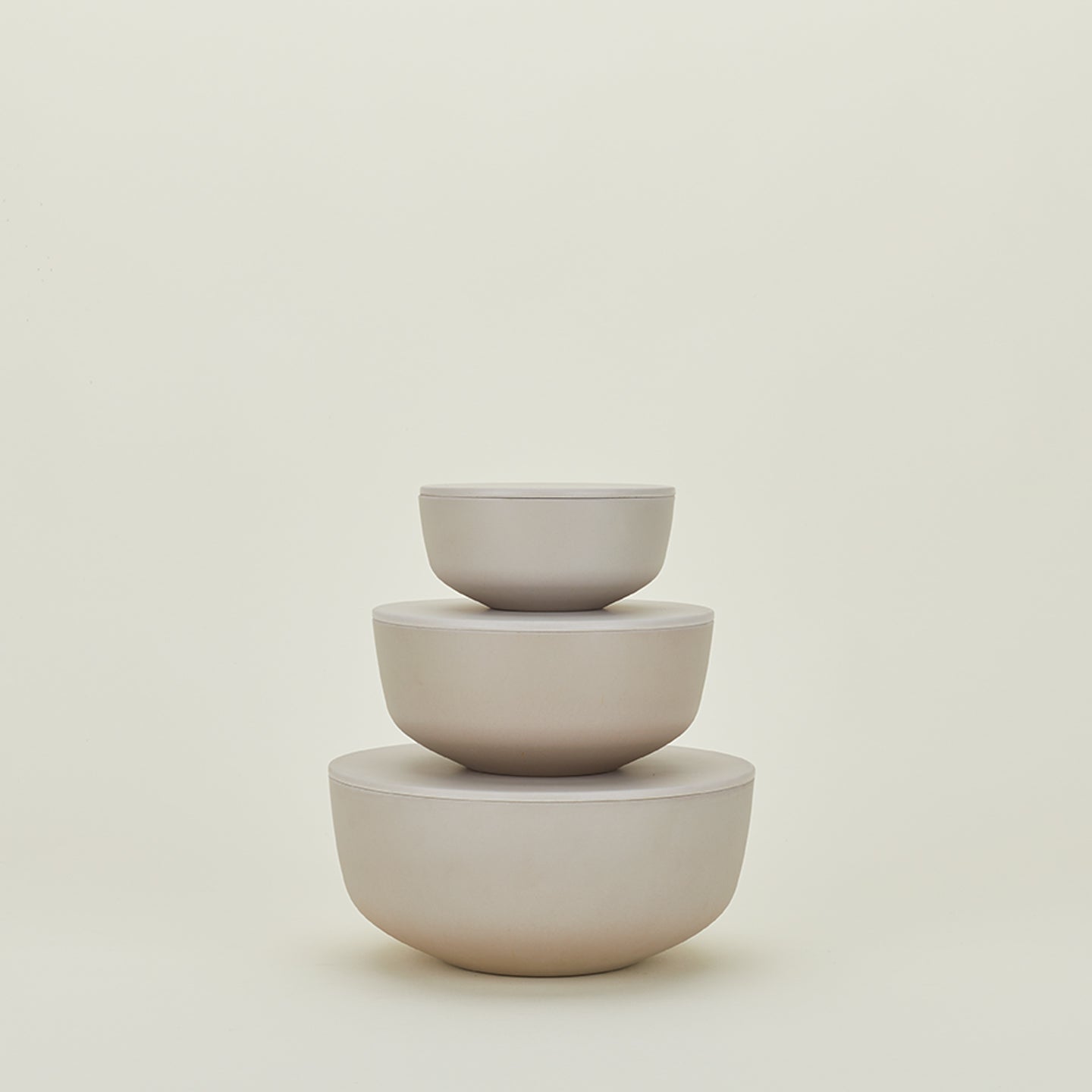 Hawkins Light Grey Essential Lidded Bowls, Set of 3