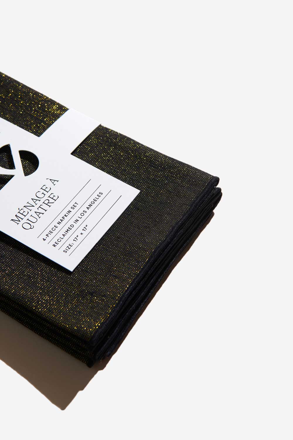 Atelier Saucier Onyx Napkin, Set of 4