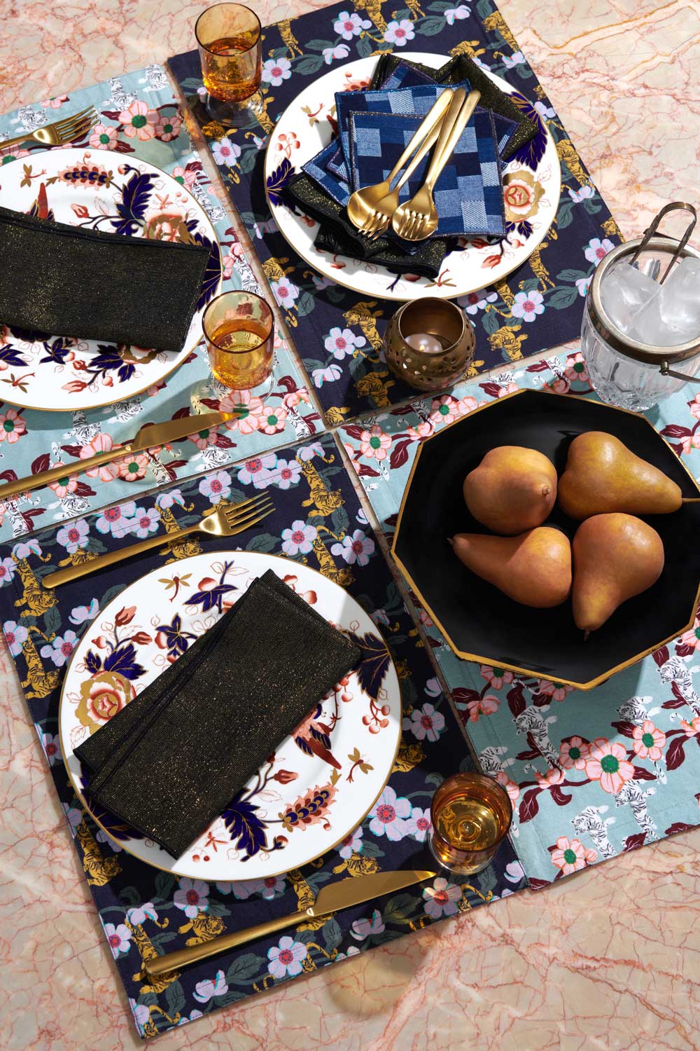 Atelier Saucier Tiger Eye Double Sided Placemat