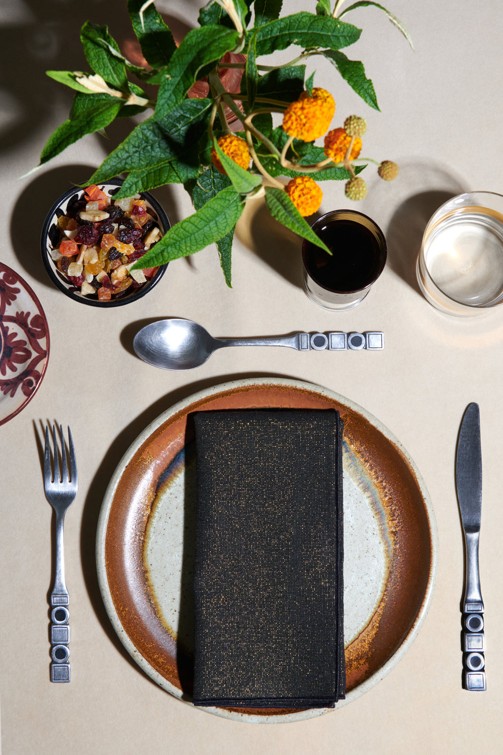 Atelier Saucier Onyx Napkin, Set of 4