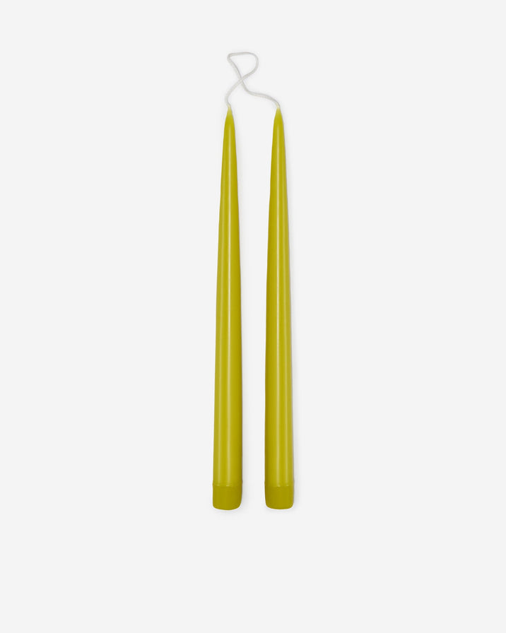 Last July Chartreuse Taper Candle