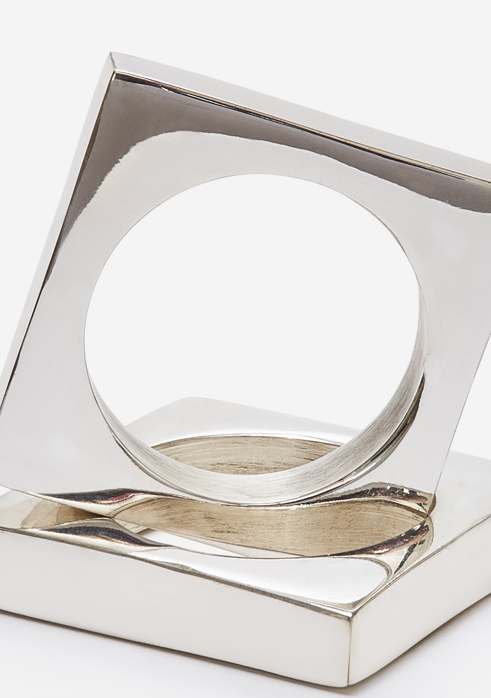 Sir/Madam Silver Napkin Rings, Set of 2