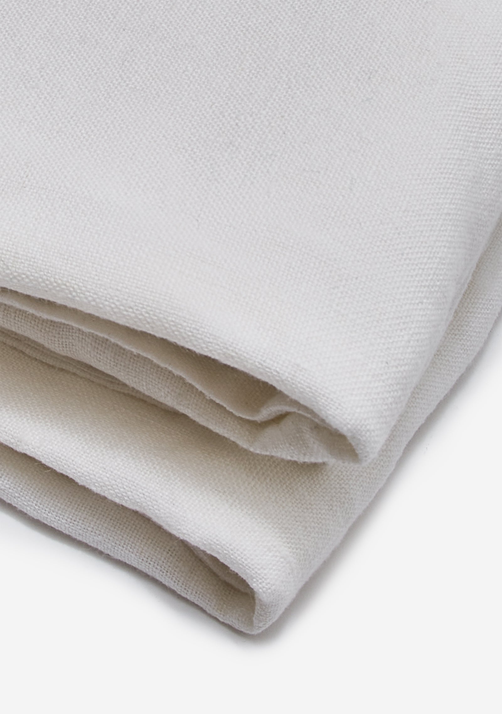 Last July Large White Linen Tablecloth