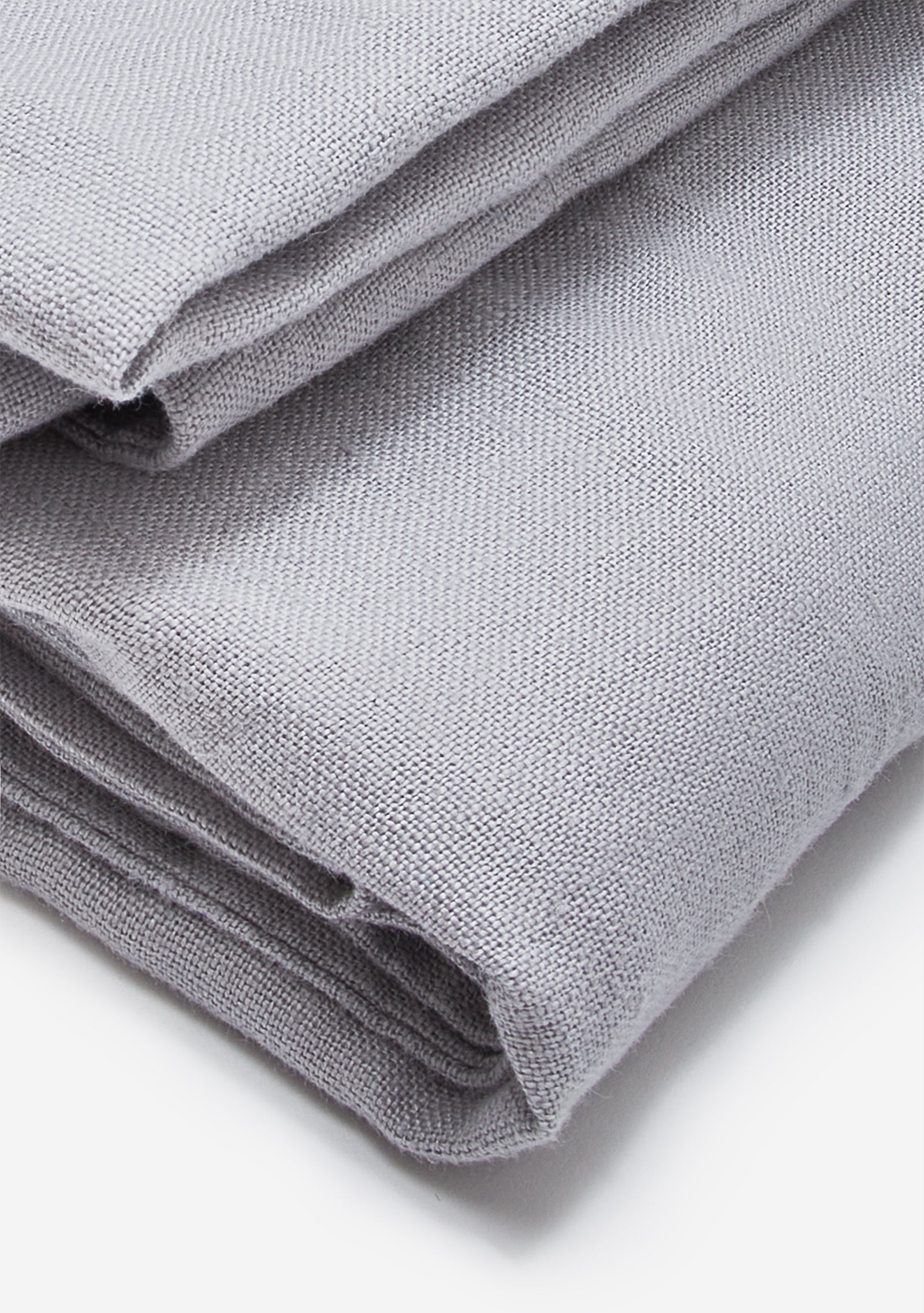 Last July Gray Linen Tablecloth