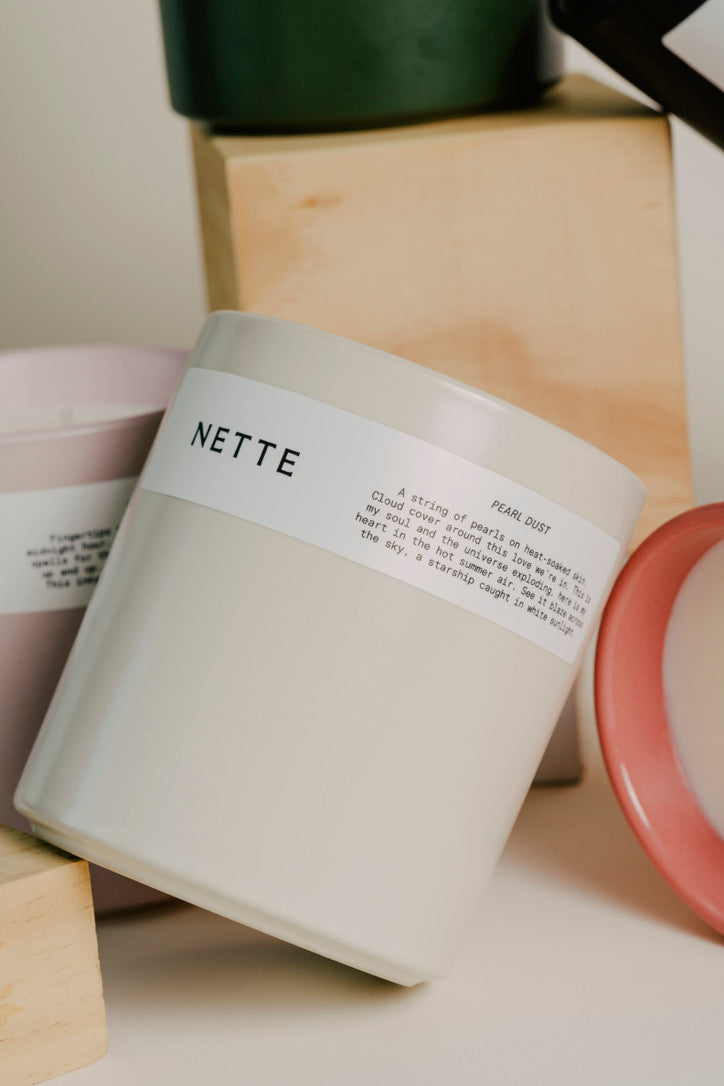 Nette Pearl Dust Scented Candle