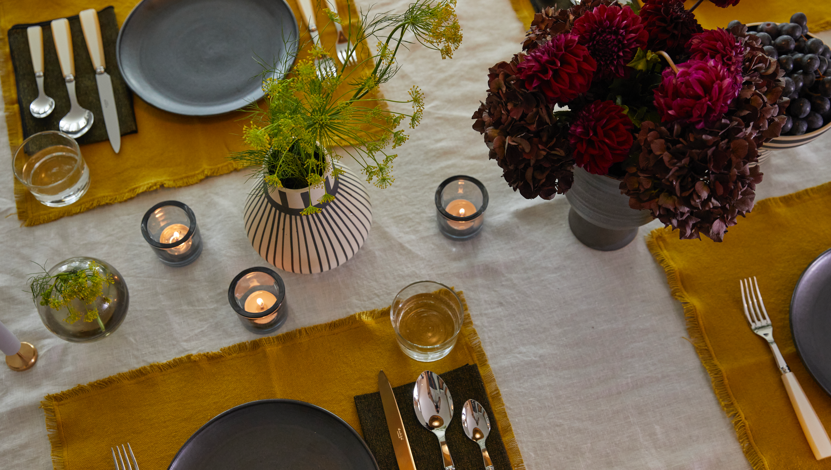 Hawkins Essential Mustard Cotton Placemats, Set of 4